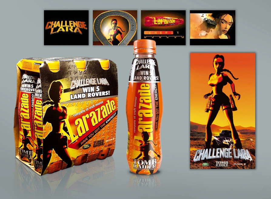 Lara Croft Publicitate